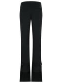 Courres Black Wool Blend Pants