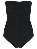 Courreges Black Viscose Blend Bodysuit
