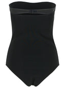 Courreges Black Viscose Blend Bodysuit