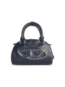 Diesel '1 Dr Dome' Black Lear Bag