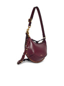 Isabel Marant 'Oskan Moon' Borgoña Smooth Lear Bag