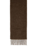 Marni Écharpe en mélange d'alpaga marron