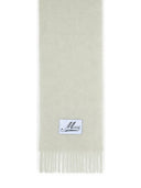 Bufanda Marni en mezcla de alpaca gris claro