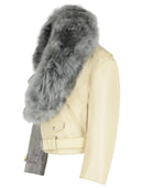 Marni Grey Lear Jacket