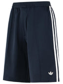 Adidas X Wales Bonner Navy Cotton Blend Bermuda Shorts