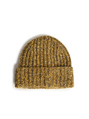 Bonnet Sefr 'Chunky' En Laine Mélangée Jaune Beige