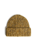 Bonnet Sefr 'Chunky' En Laine Mélangée Jaune Beige