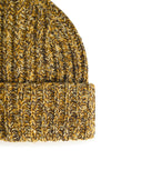 Bonnet Sefr 'Chunky' En Laine Mélangée Jaune Beige