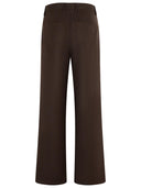 SEFR 'Jiro' Pantalones de mezcla de lana marrón