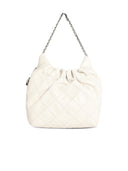 Tory Burch Mini Sac Fleming En Lear Blanc