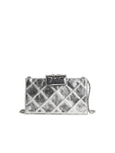 Tory Burch Silver Lear Crossbody Bag