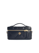 Tory Burch 'Kira' Black Lear Beauty Case