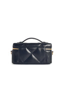Tory Burch 'Kira' Black Lear Beauty Case