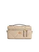 Tory Burch 'Kira' Beige Lear Beauty Case