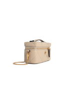 Tory Burch 'Kira' Beige Lear Beauty Case