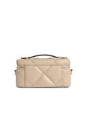Tory Burch 'Kira' Beige Lear Beauty Case