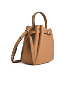 Tory Burch Bolso bombonera pequeño marrón 'Romy' Lear