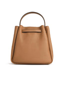Tory Burch Bolso bombonera pequeño marrón 'Romy' Lear