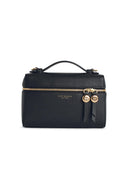 Borsa Tory Burch 'Romy Slim Mini' con manico superiore in pelle nera