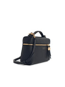 Borsa Tory Burch 'Romy Slim Mini' con manico superiore in pelle nera