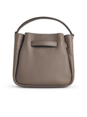Mini borsa a secchiello "Romy" di Tory Burch in colore Lear con funghi selvatici