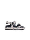 Tory Burch 'Kira' Lear And Fabric Sports Sandals