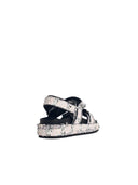 Tory Burch 'Kira' Lear And Fabric Sports Sandals
