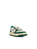 Autry Green And White Lear Medalist Sneakers
