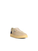 Autry 'Medalist Low' Beige Suede Sneakers