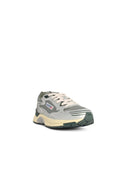 Autry 'Hyperway Low' Silver And Green Mesh Sneakers