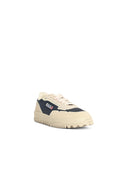 Autry 'Wildpace Low' Blue And Cream Cordura And Suede Sneakers