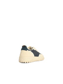 Autry 'Wildpace Low' Blue And Cream Cordura And Suede Sneakers