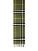 Burberry 'Mu Giant' Green Cashmere Scarf