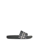 Burberry 'Check' 'Thicket' Green Polyurethane Slippers