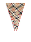 Écharpe en soie 'Check' beige sable Burberry