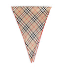 Écharpe en soie 'Check' beige sable Burberry