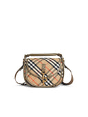Burberry 'Messenger B Clip' Sand bomuldsblandingstaske