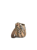 Burberry 'Messenger B Clip' Sand bomuldsblandingstaske