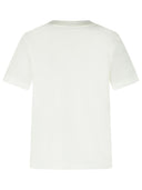 Burberry White Cotton T Hsirt