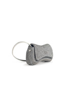Diesel 'Play' clutch van zilverkleurige glitterstof