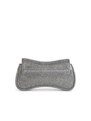 Diesel 'Play' clutch van zilverkleurige glitterstof