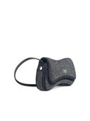 Diesel 'Play' zwarte clutch van glitterstof