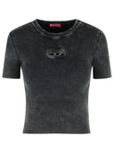Diesel 'M Anchor' Black Cotton T Shirt