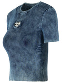Diesel ' Anchor' Dark Blue Cotton T Shirt