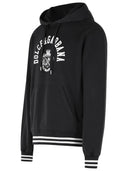 Dolce & Gabbana Black Cotton Hoodie