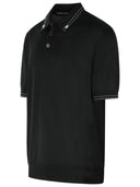 Dolce & Gabbana Black Silk Polo Shirt