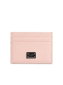 Dolce & Gabbana 'Dauphine' Pink Calf Lear kortholder