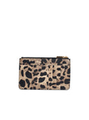 Dolce & Gabbana 'Dauphine' Leopard Print Lear Card Holder