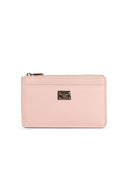 Dolce & Gabbana 'Dauphine' Pink Calf Lear kortholder