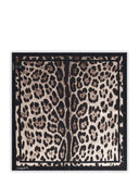 Dolce & Gabbana Leopard Print Silk Scarf